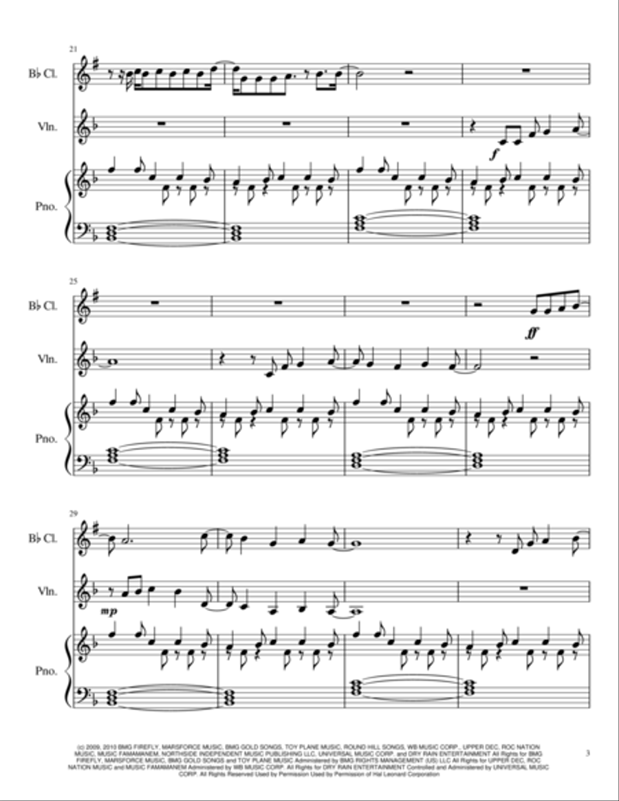 Just The Way You Are Just The Way You Are Clarinet Duet scores gallery preview page 3
