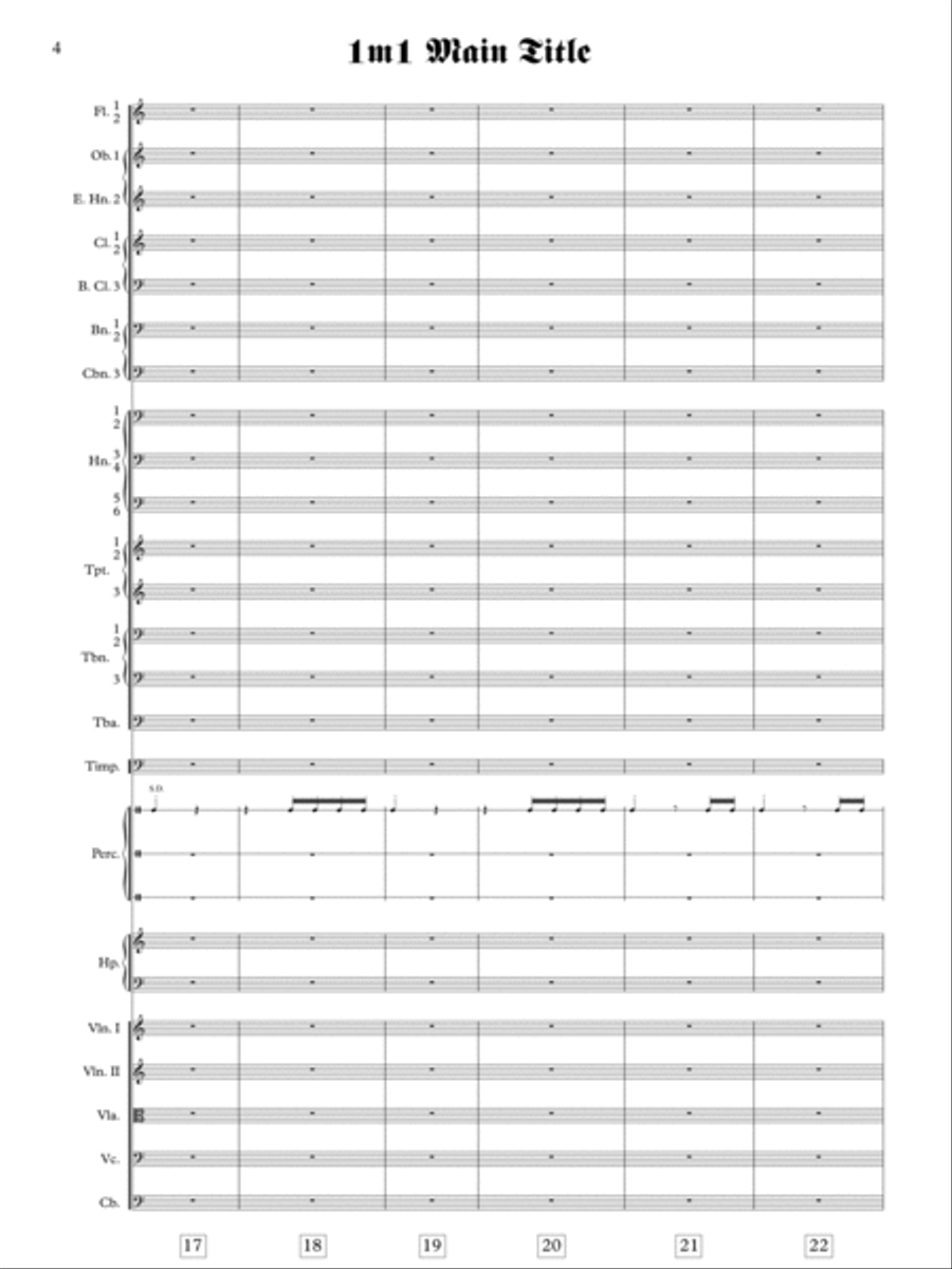 Where Eagles Dare (Theme) - Score Only Full Orchestra scores gallery preview page 6