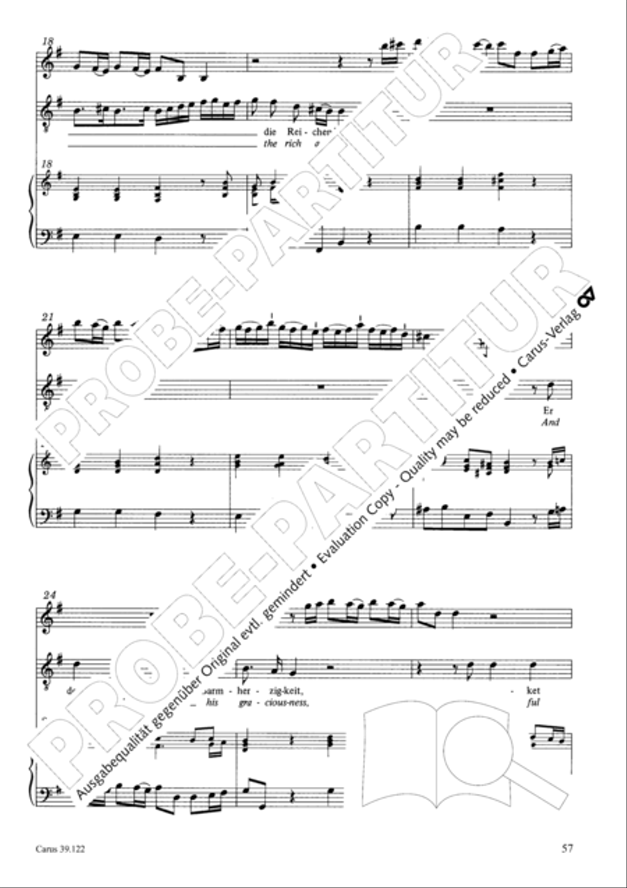 All my spirit exalts (With my spirit I praise the Lord) 4-Part scores gallery preview page 58