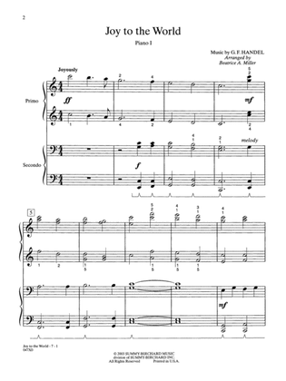 Book cover for Joy to the World - Piano Quartet (2 Pianos, 8 Hands)