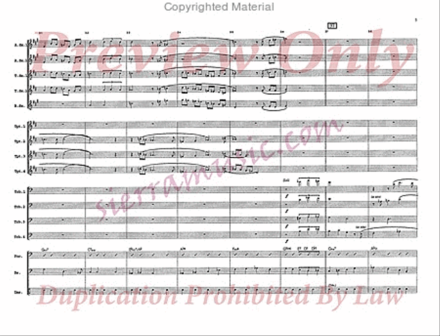 Wave Jazz Ensemble scores gallery preview page 6