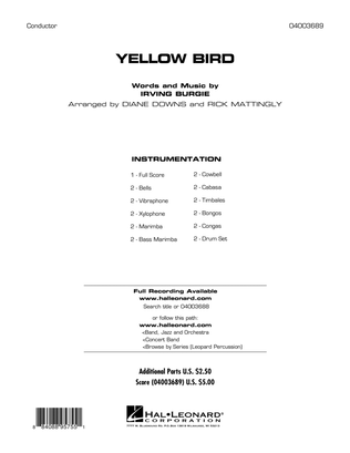 Yellow Bird - Full Score