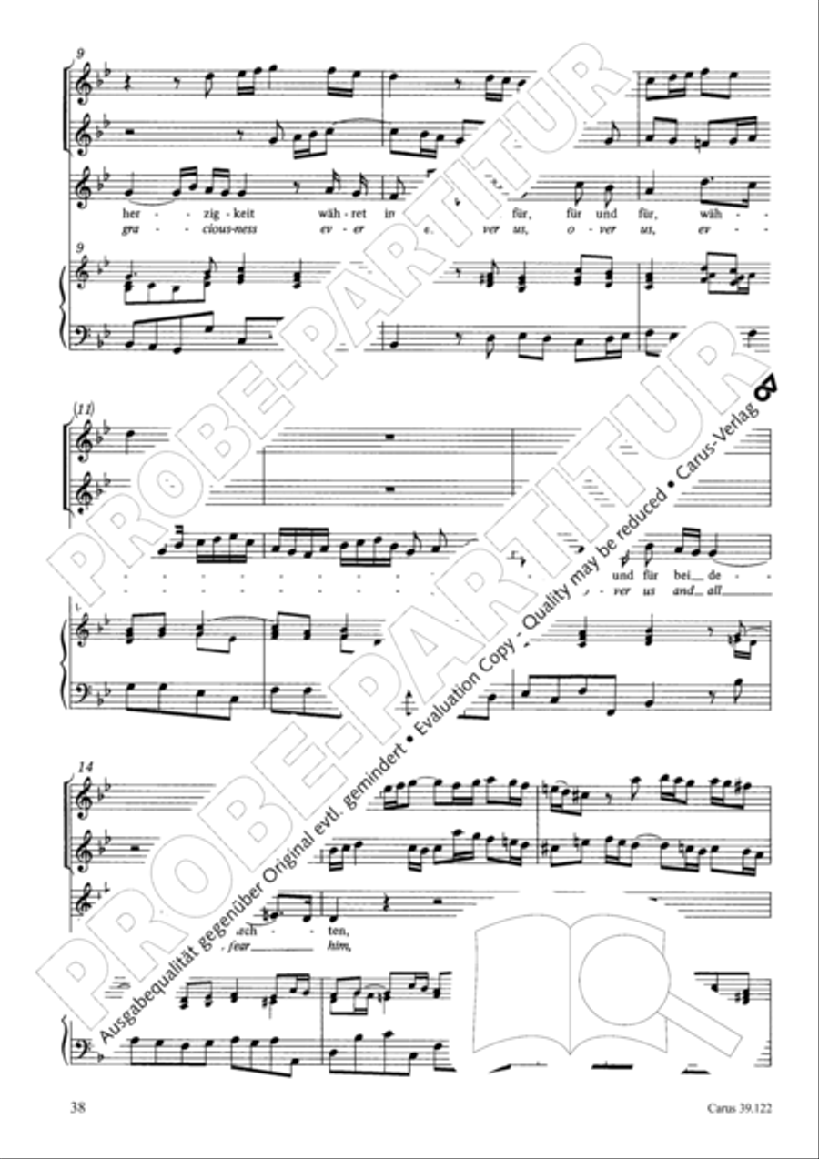 All my spirit exalts (With my spirit I praise the Lord) 4-Part scores gallery preview page 39