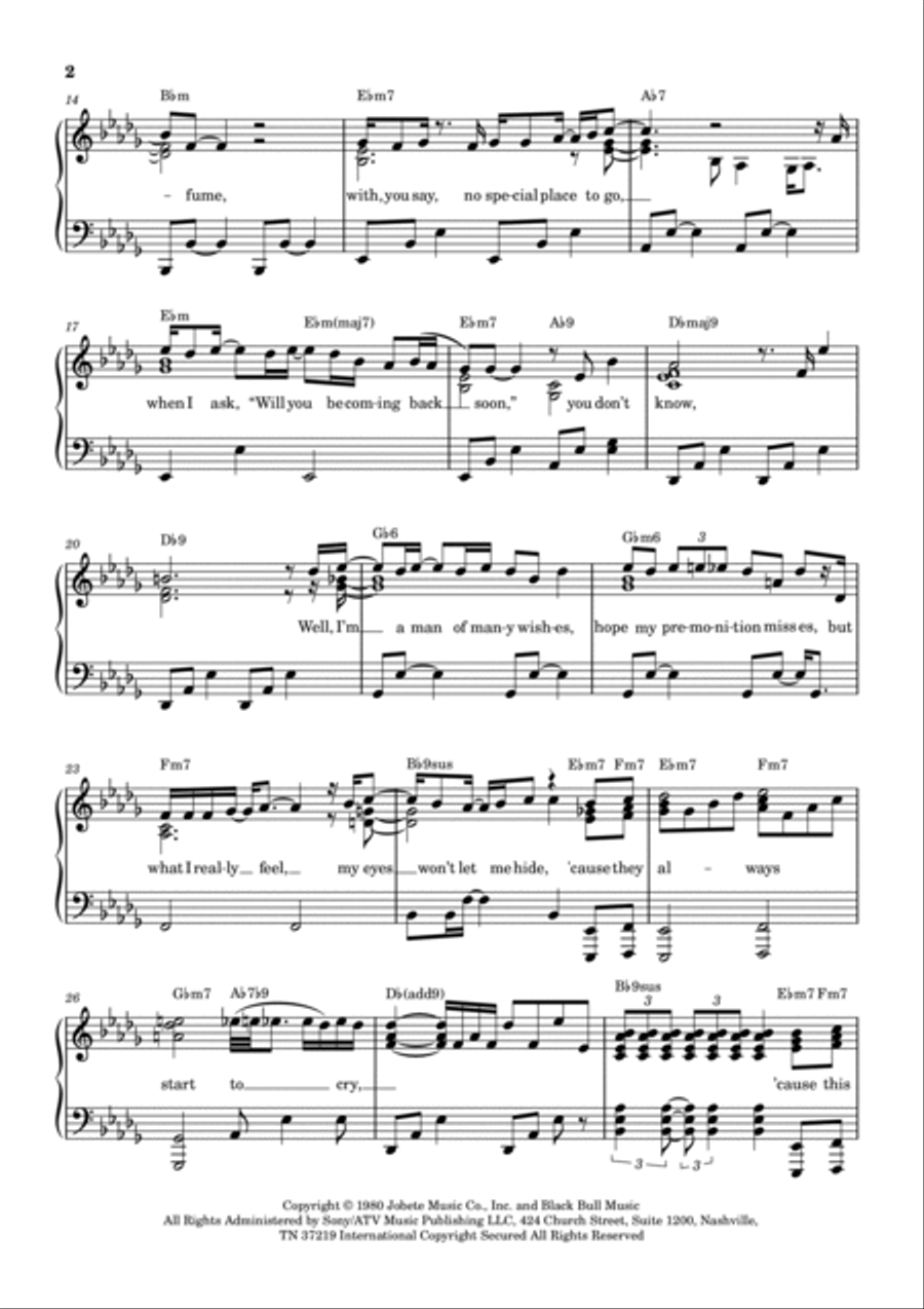 Lately Lately Piano Solo scores gallery preview page 2