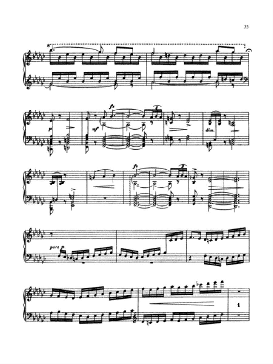 Sibelius: Ten Pieces, Op. 58 Piano Solo scores gallery preview page 3