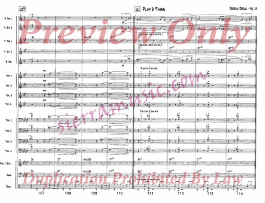 Doodle Oodle Jazz Ensemble scores gallery preview page 15