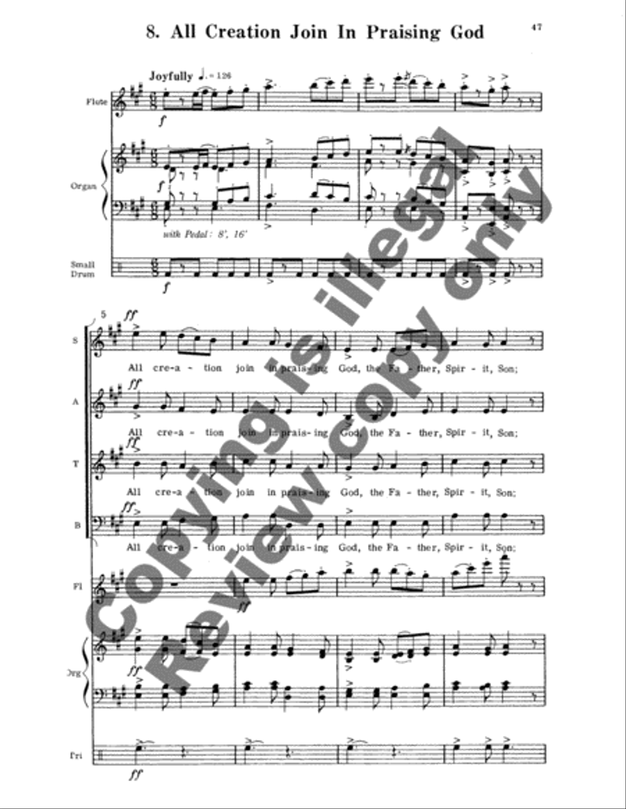 A Christmas Celebration 4-Part scores gallery preview page 10