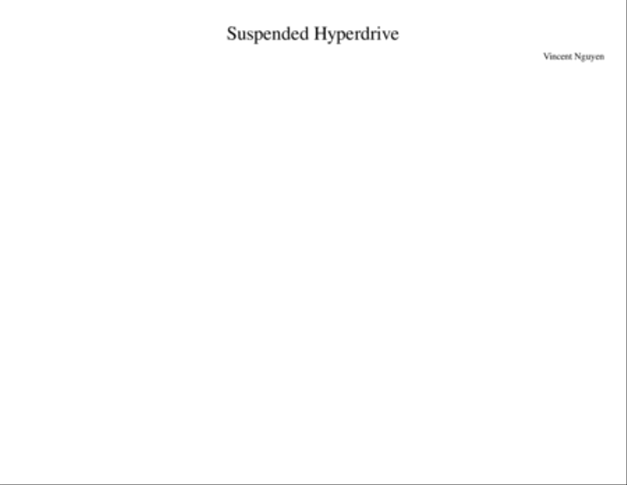 Suspended Hyperdrive Chamber Orchestra scores gallery preview page 1
