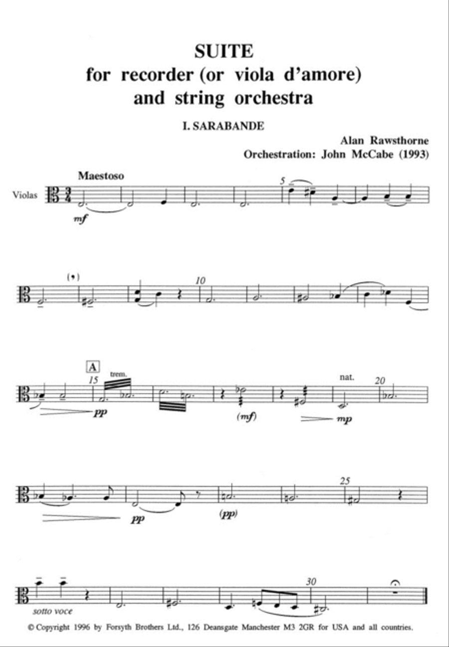 Suite - orchestral score Suite - orchestral score String Orchestra scores gallery preview page 5