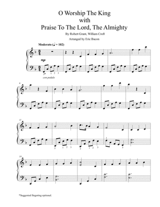 O Worship The King with Praise To The Lord, The Almighty