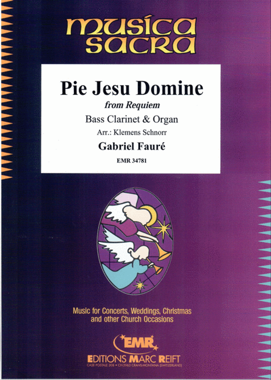 Pie Jesu Domine Pie Jesu Domine Bass Clarinet scores gallery preview page 1