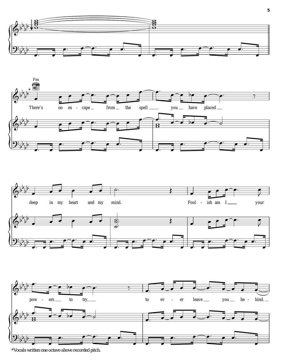 Rock Wit U Piano, Vocal, Guitar scores gallery preview page 5
