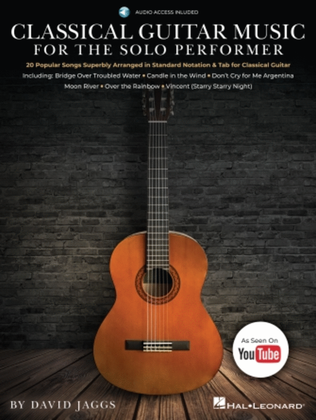 Book cover for Classical Guitar Music for the Solo Performer