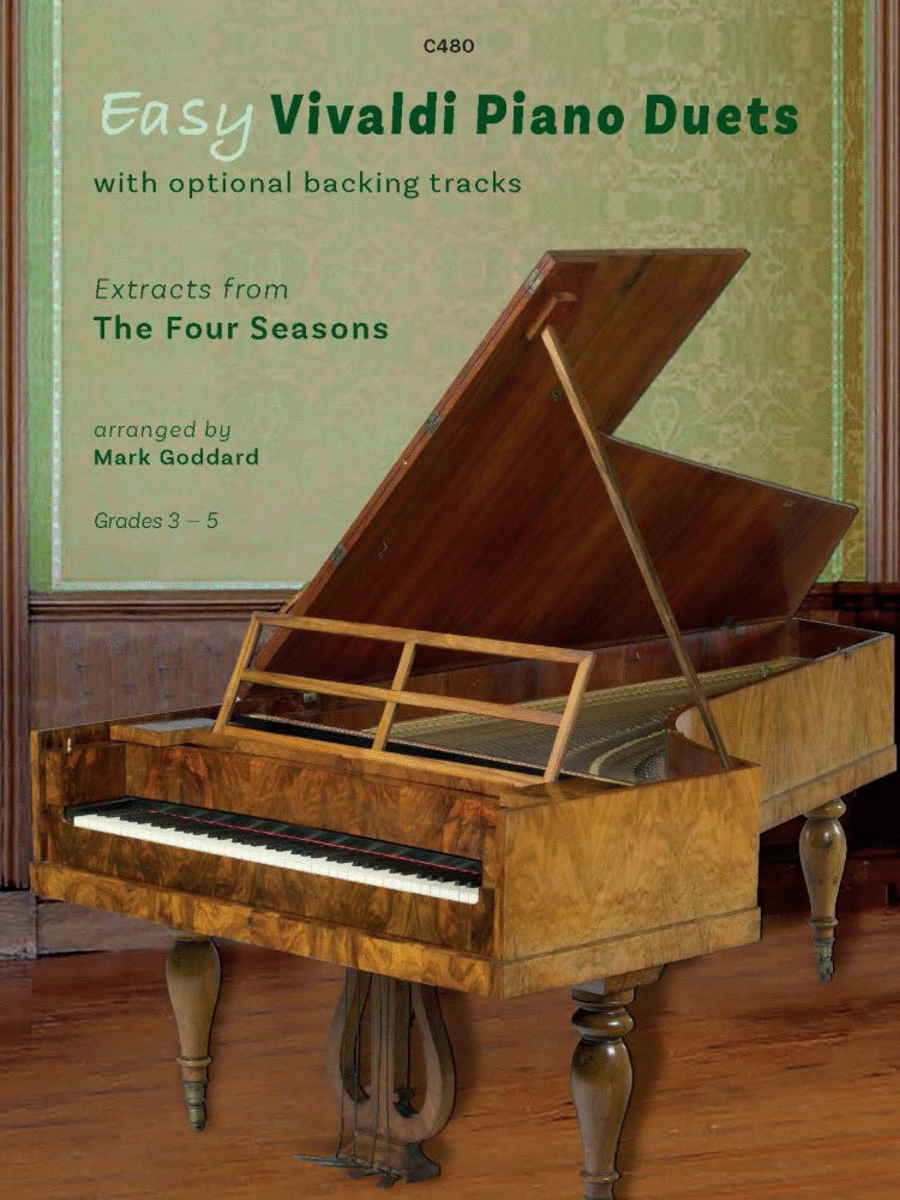 Book cover for Easy Vivaldi Piano Duets