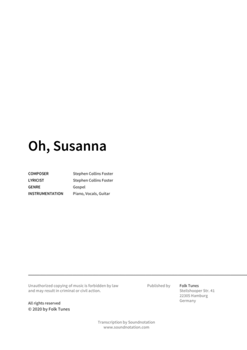 Oh, Susanna image number null