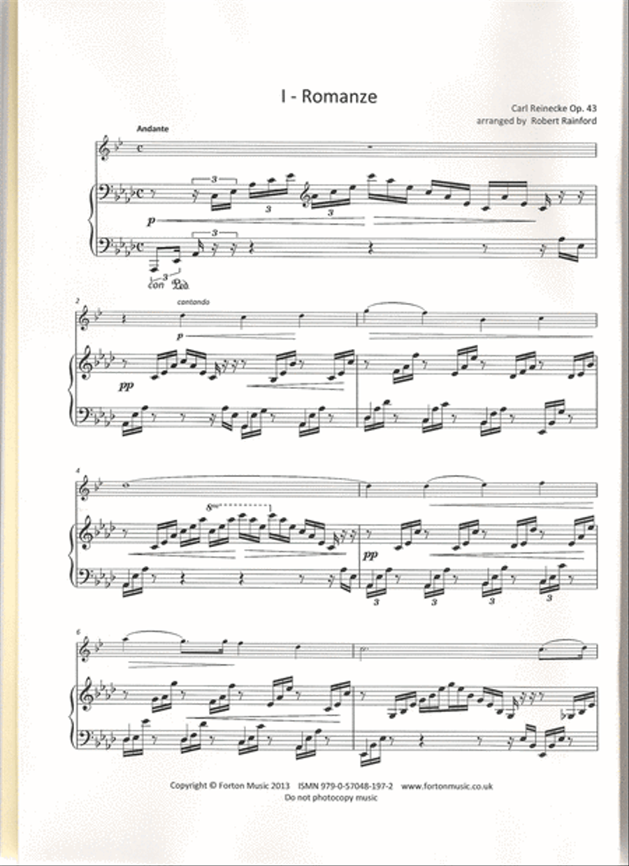 Drei Fantasiestucke Tenor Saxophone scores gallery preview page 2