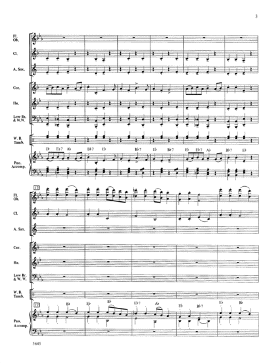 Two English Dances: Score Concert Band scores gallery preview page 3