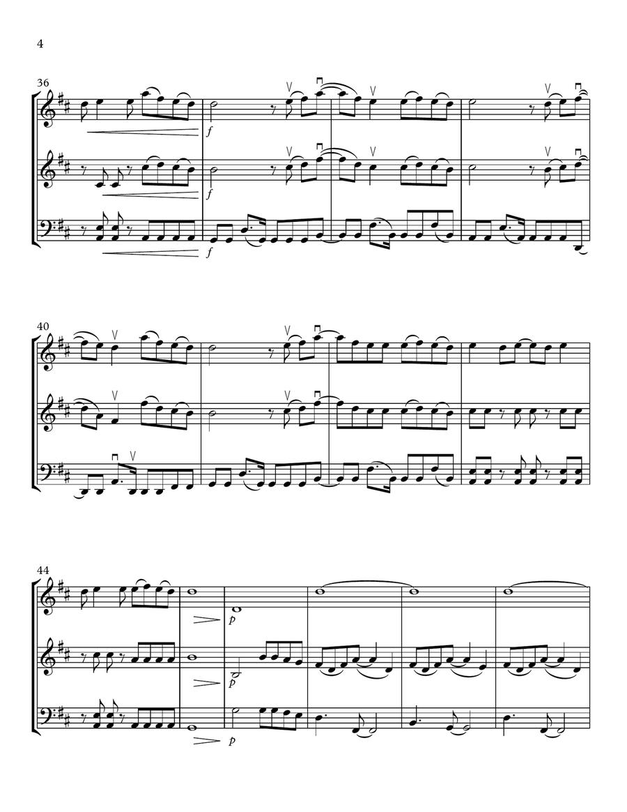 The Day We Fell In Love String Trio scores gallery preview page 4