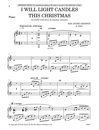 I Will Light Candles This Christmas (Chamber Orchestration) - Piano