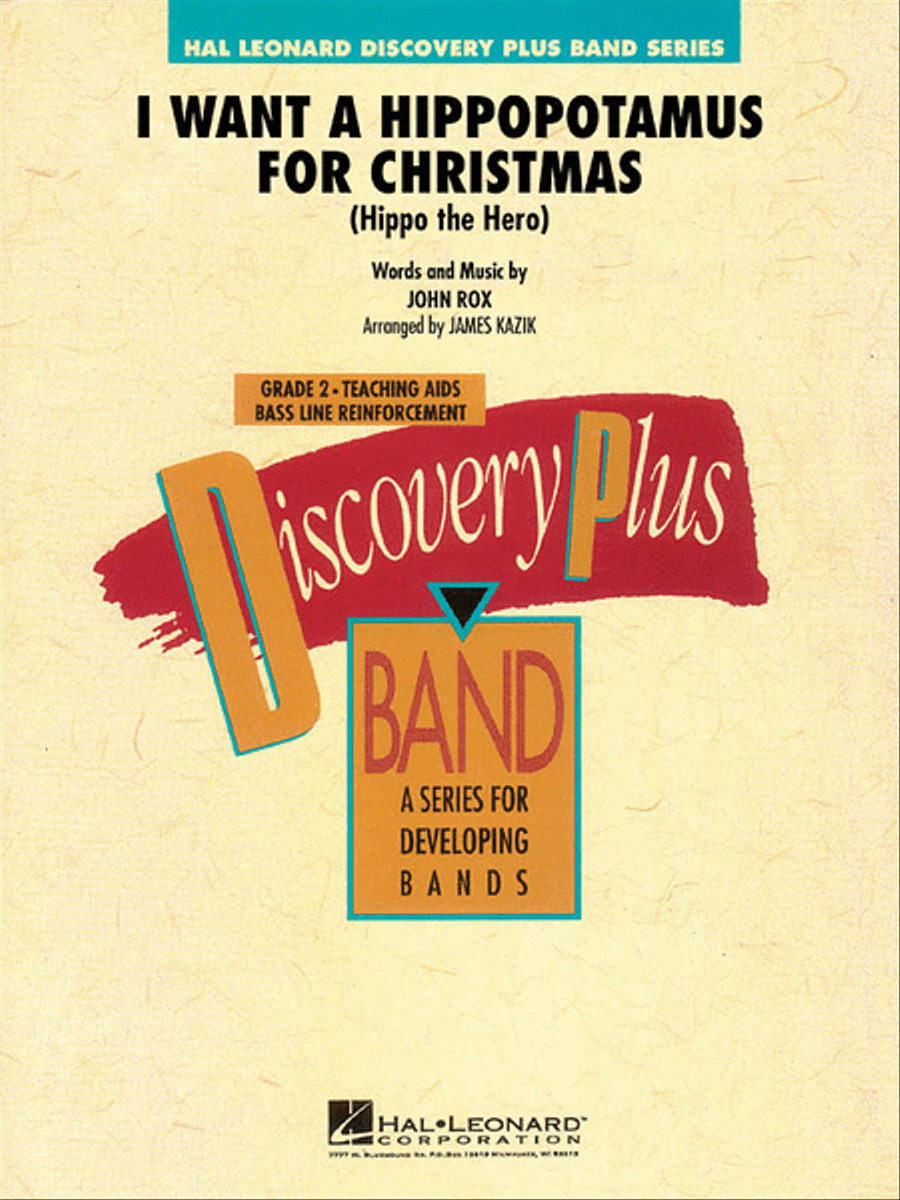 I Want a Hippopotamus for Christmas Concert Band scores gallery preview page 1