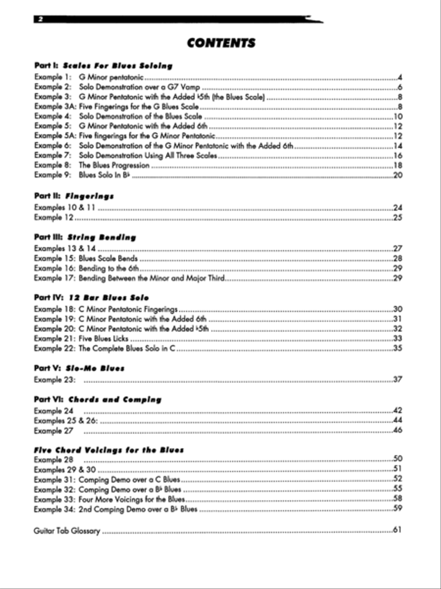 Playin' The Blues - Book/CD Electric Guitar scores gallery preview page 2