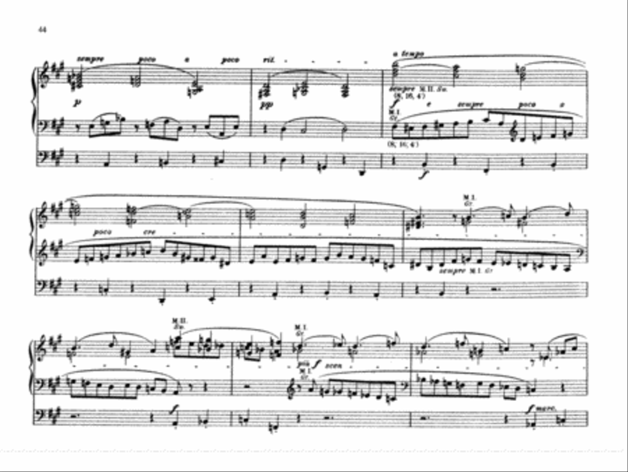Reger: Organ Works, Op. 59 Organ scores gallery preview page 2