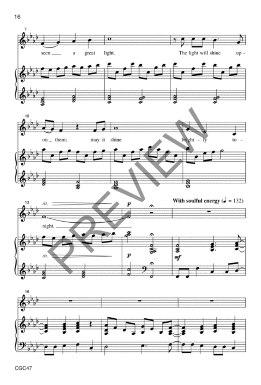 Light of the World Preview Kit (Score & CD) CD scores gallery preview page 12