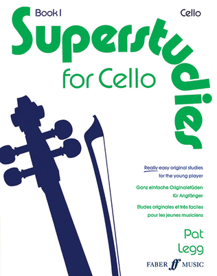 Book cover for Superstudies for Cello, Book 1