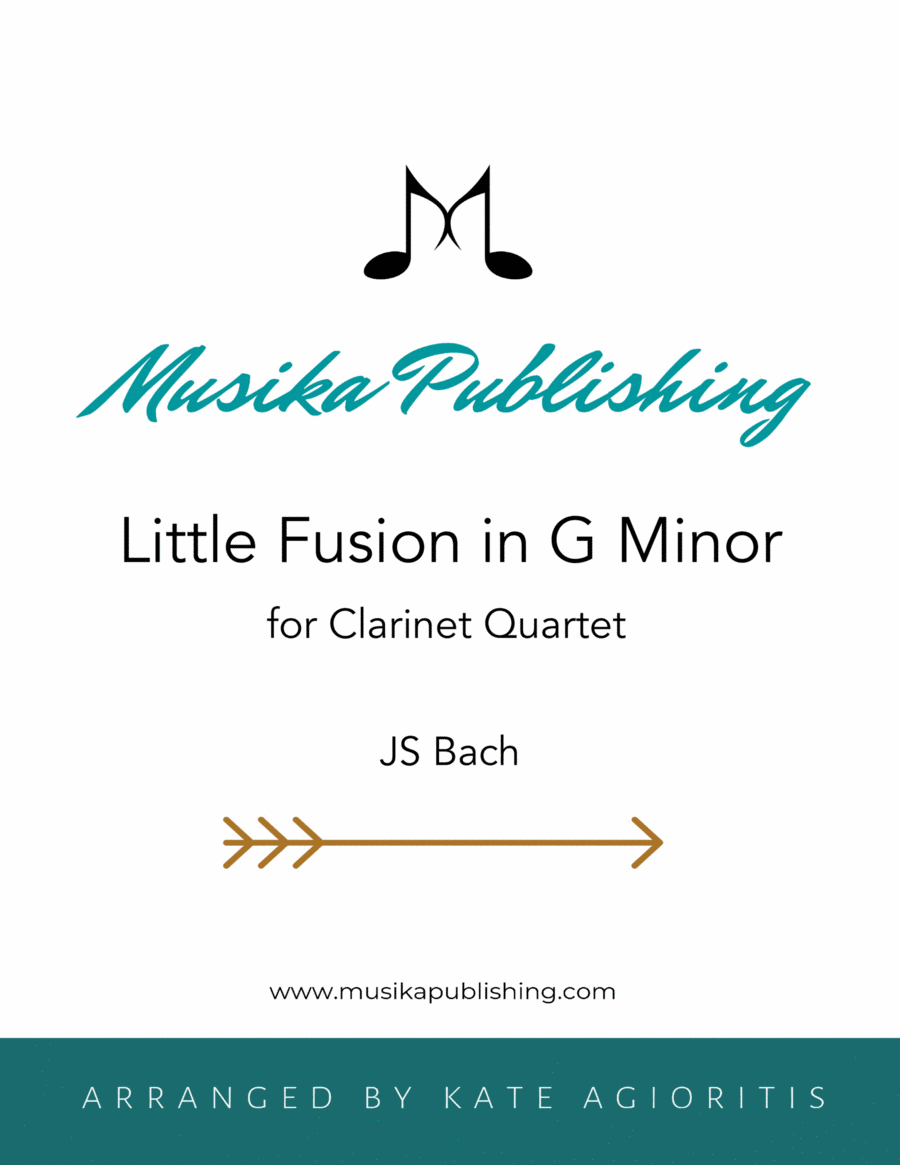 Little Fusion in G Minor - For Clarinet Quartet image number null