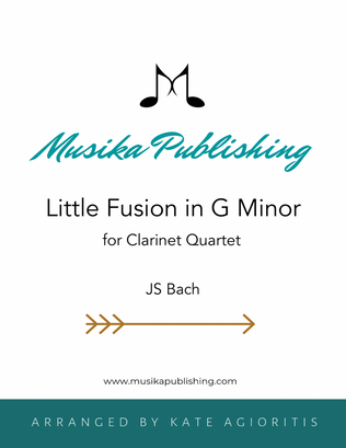 Book cover for Little Fusion in G Minor - For Clarinet Quartet