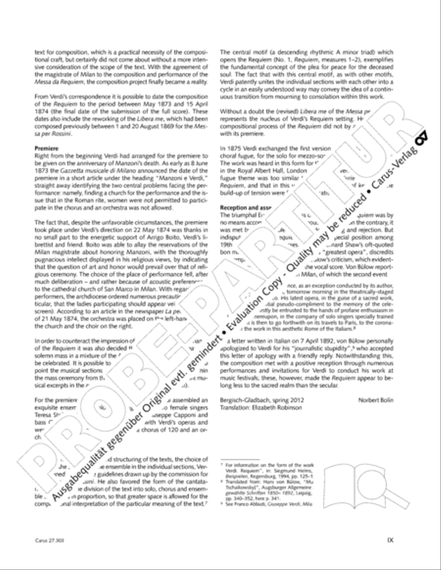Messa da Requiem 4-Part scores gallery preview page 10