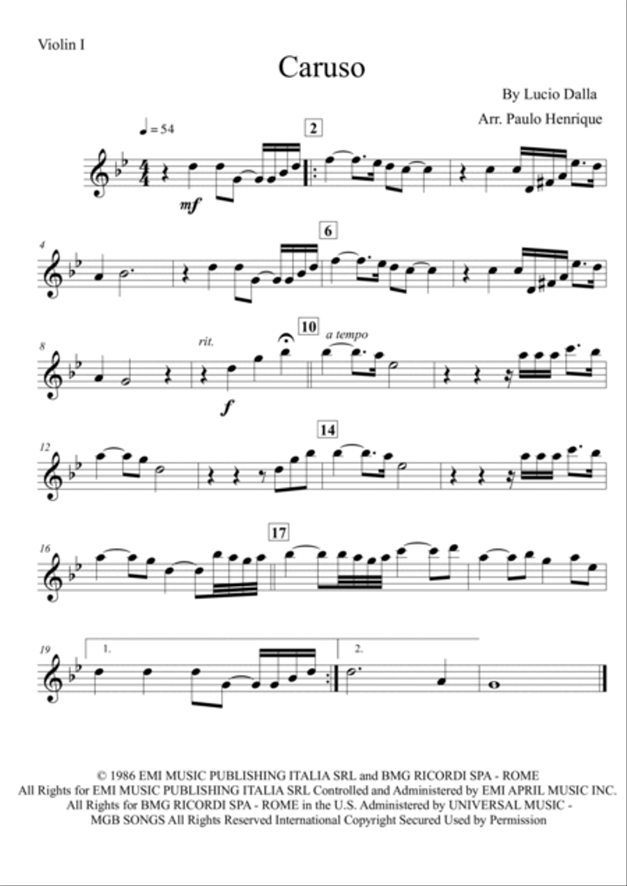 Caruso String Quintet scores gallery preview page 4