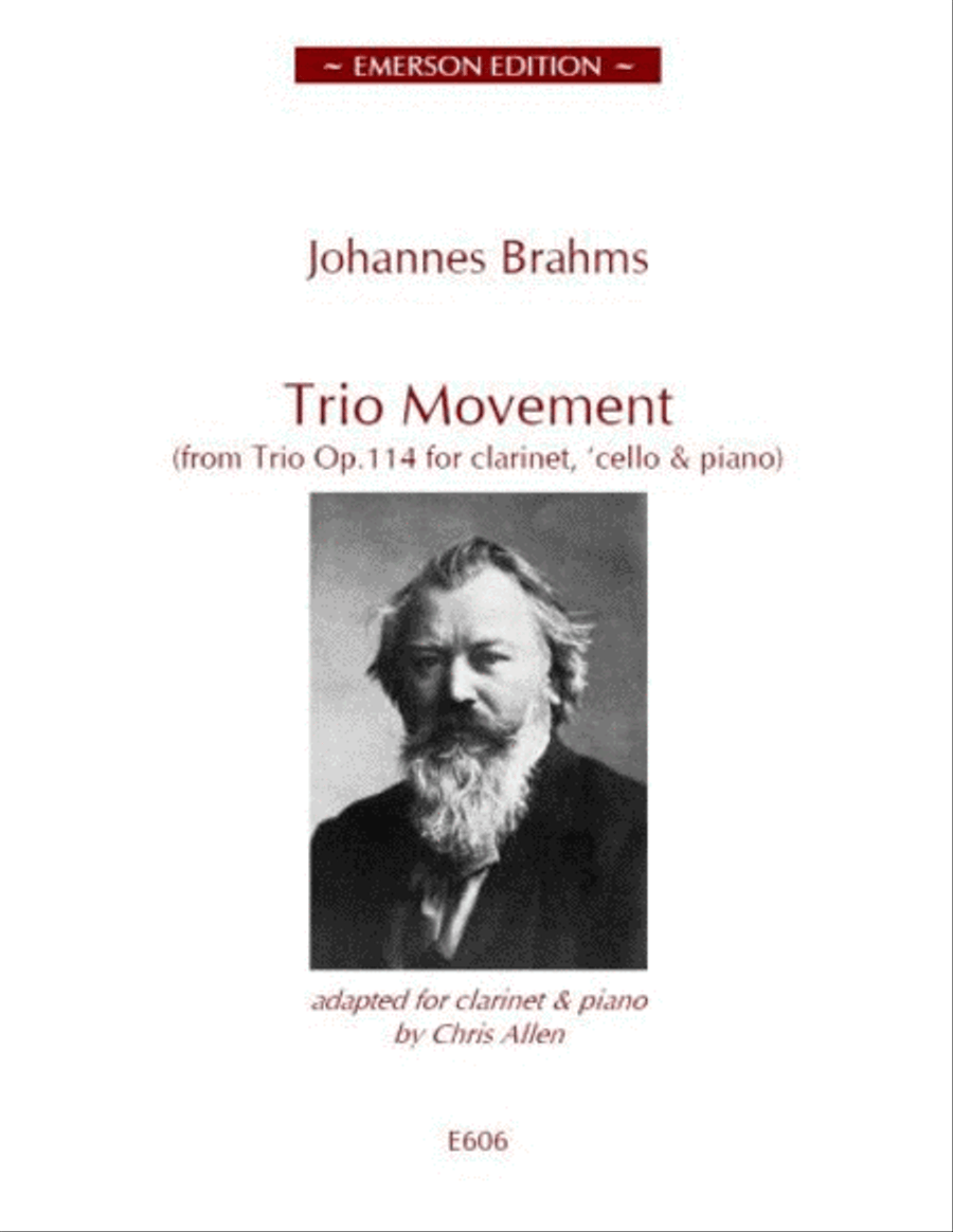 Trio Movement For Clarinet Clarinet Solo scores gallery preview page 1