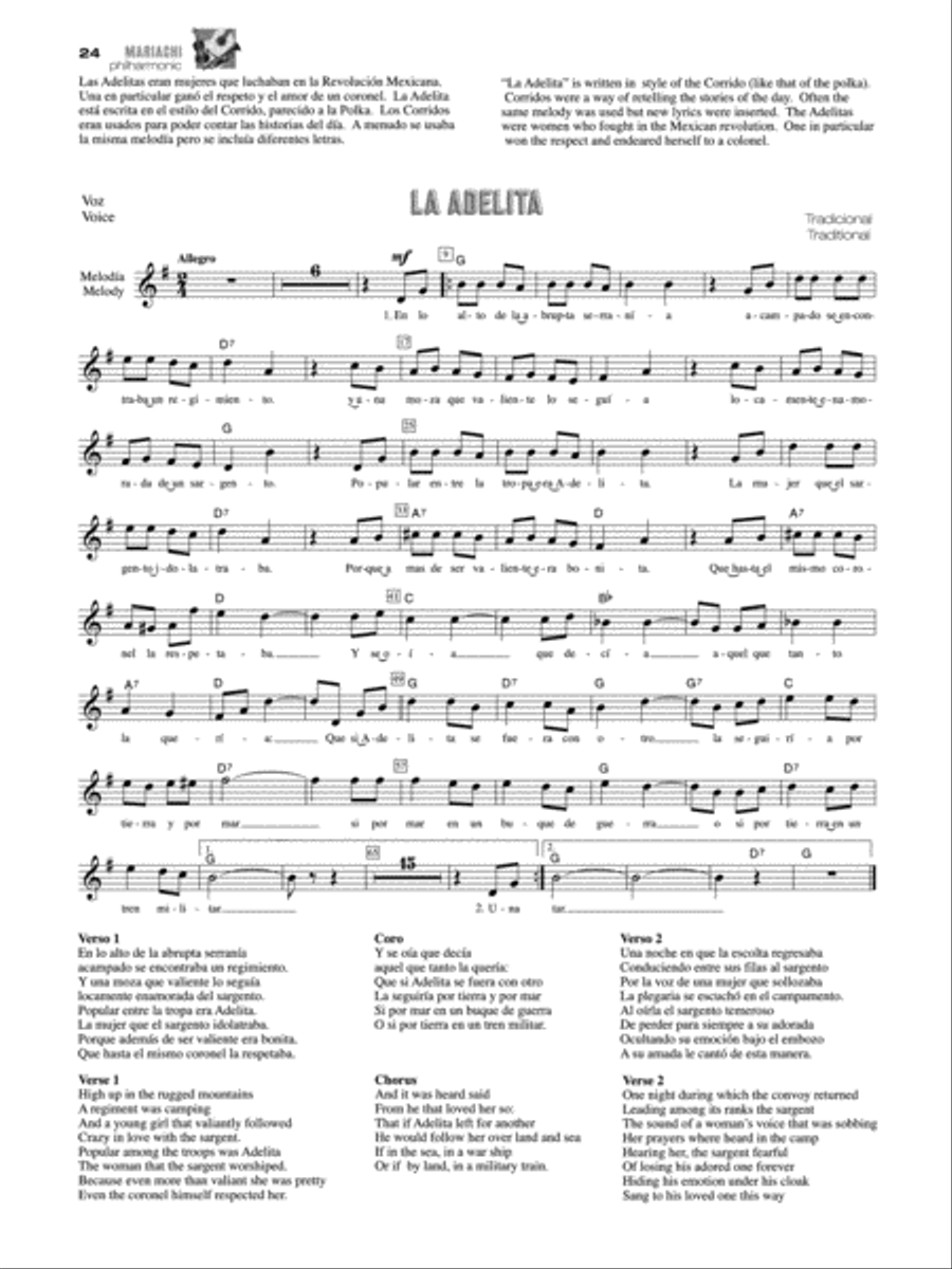 Mariachi Philharmonic (Mariachi in the Traditional String Orchestra) String Orchestra scores gallery preview page 7