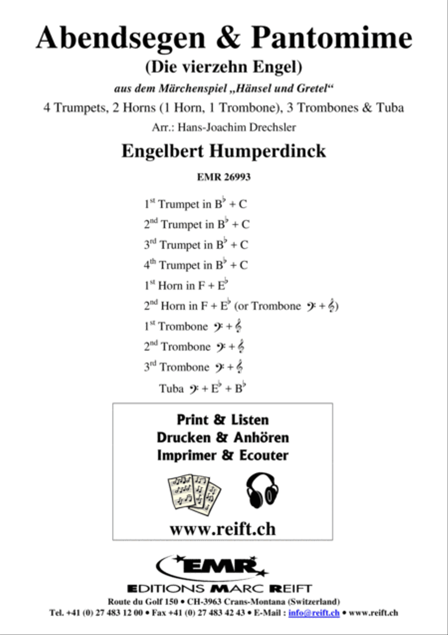 Abendsegen & Pantomime Brass Ensemble scores gallery preview page 2