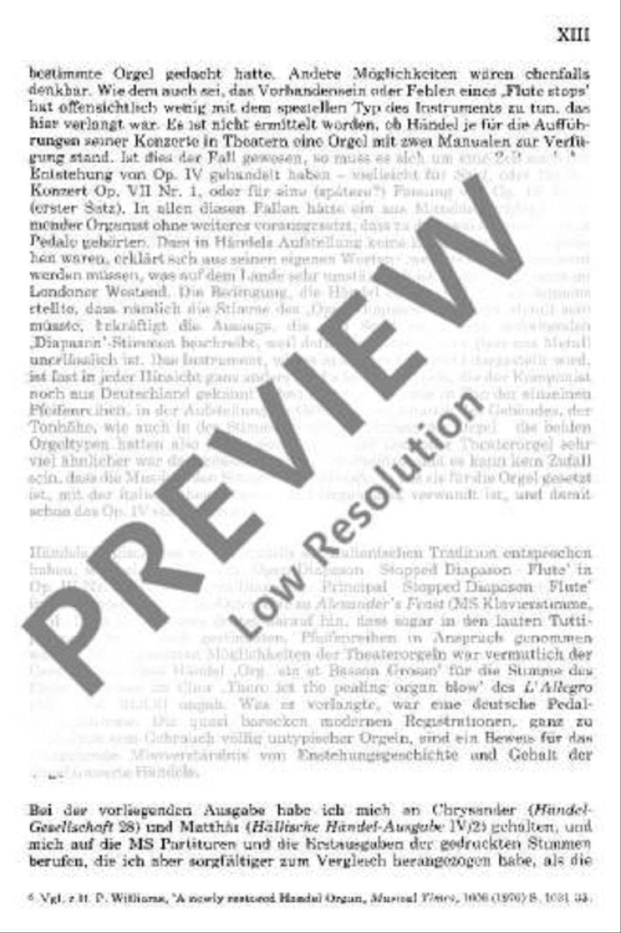 Organ concerto No. 6 B major Flute scores gallery preview page 14