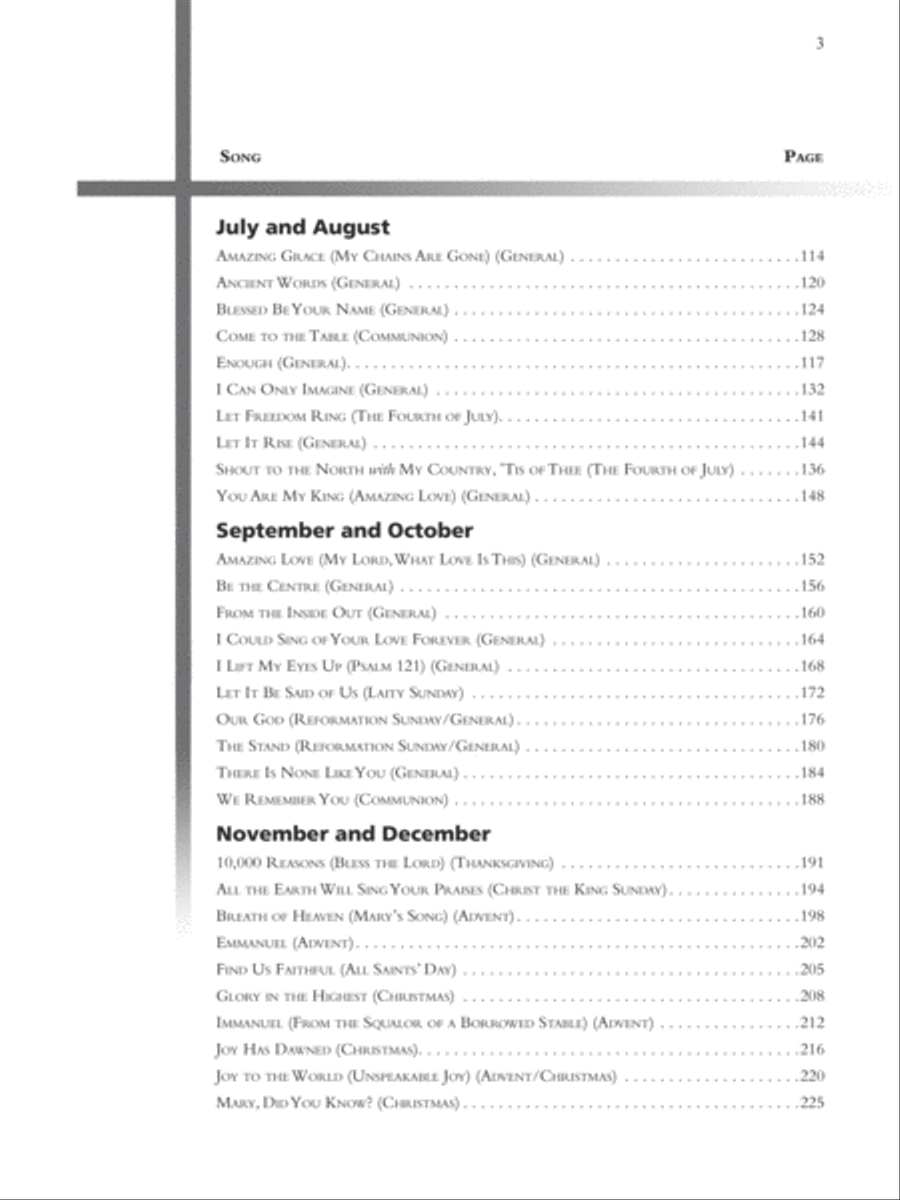 What Praise Can I Play on Sunday? Complete Collection -- For the Entire Church Year Piano Solo scores gallery preview page 3