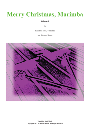 Book cover for Merry Christmas, Marimba Volume I (9 marimba solos)