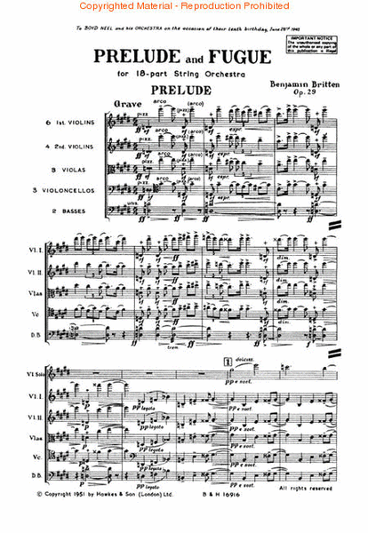 Prelude and Fugue, Op. 29