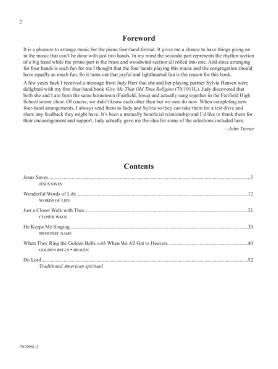 Heavenly Joy! Piano Duet scores gallery preview page 2
