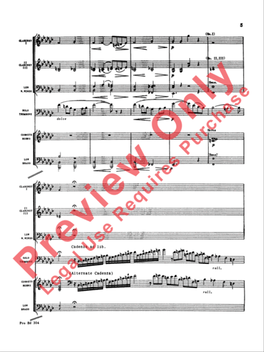 Morceau Symphonique Morceau Symphonique Concert Band scores gallery preview page 6