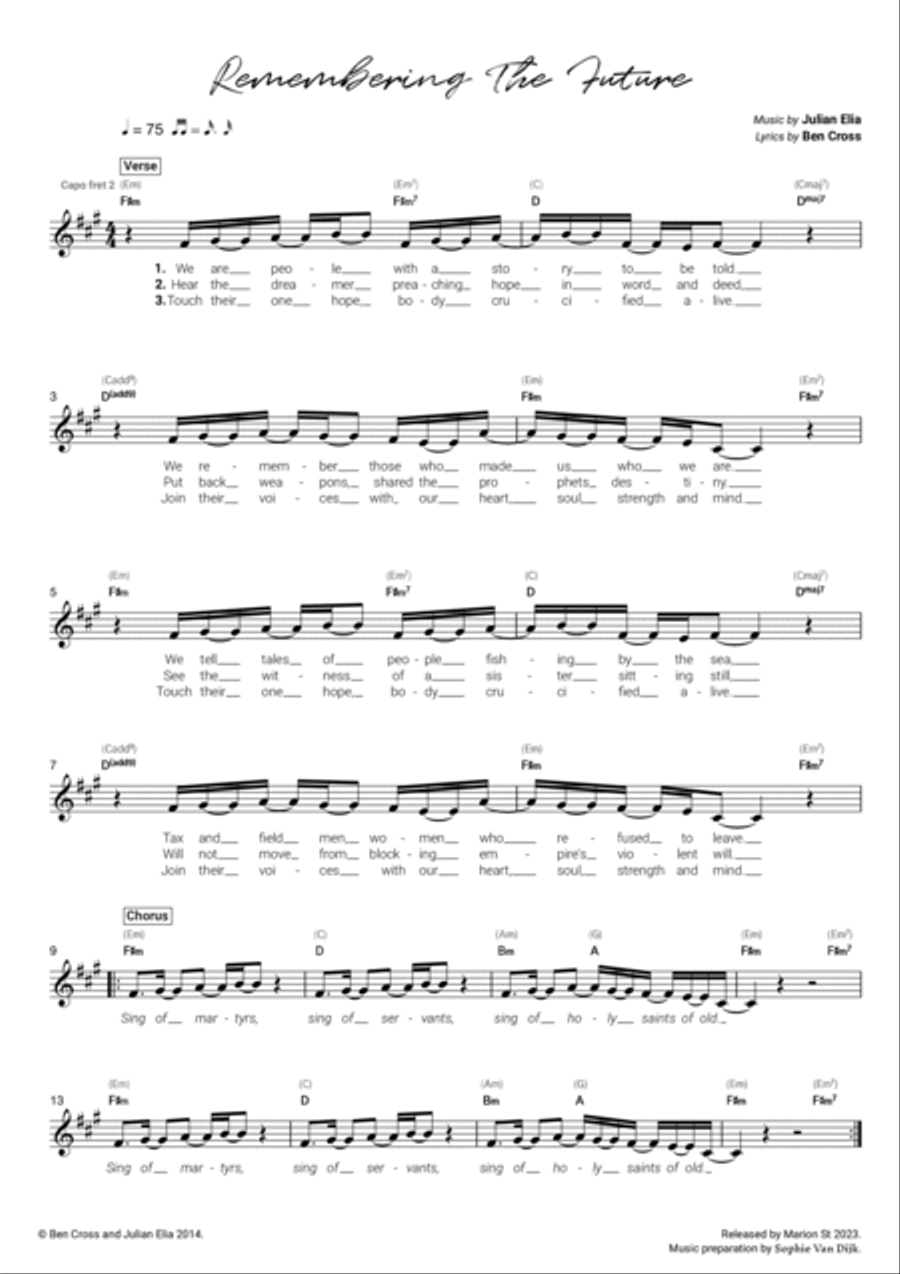 Calling EP Songbook Calling EP Songbook Piano scores gallery preview page 3
