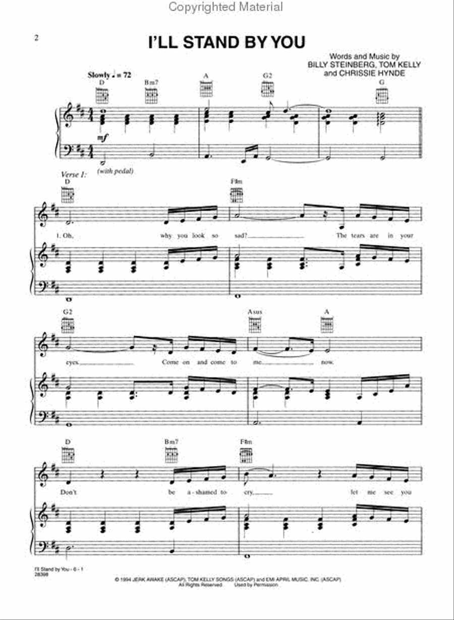 I'll Stand by You Small Ensemble scores gallery preview page 2