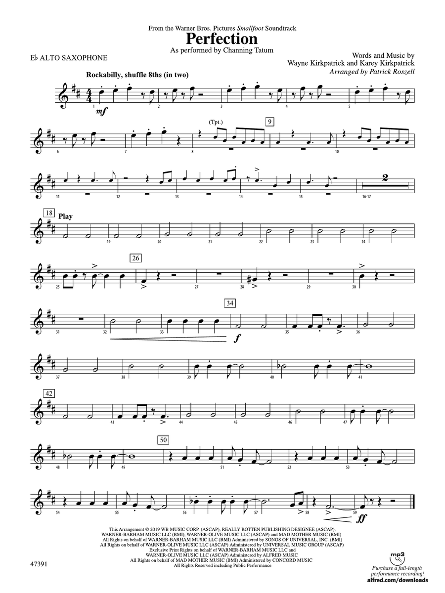 Perfection: E-flat Alto Saxophone
