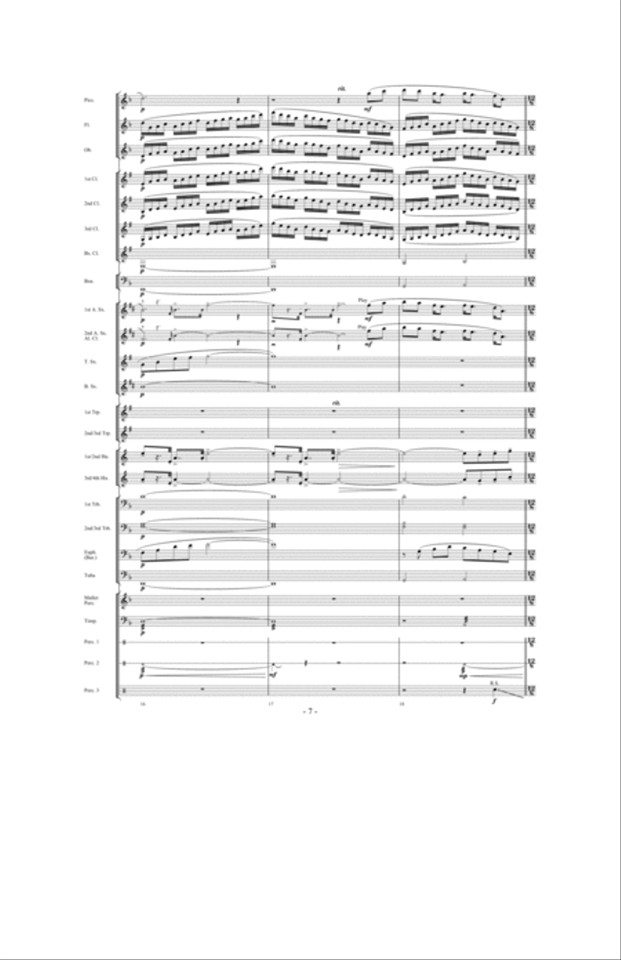 When The Tears Fell When The Tears Fell Concert Band scores gallery preview page 6