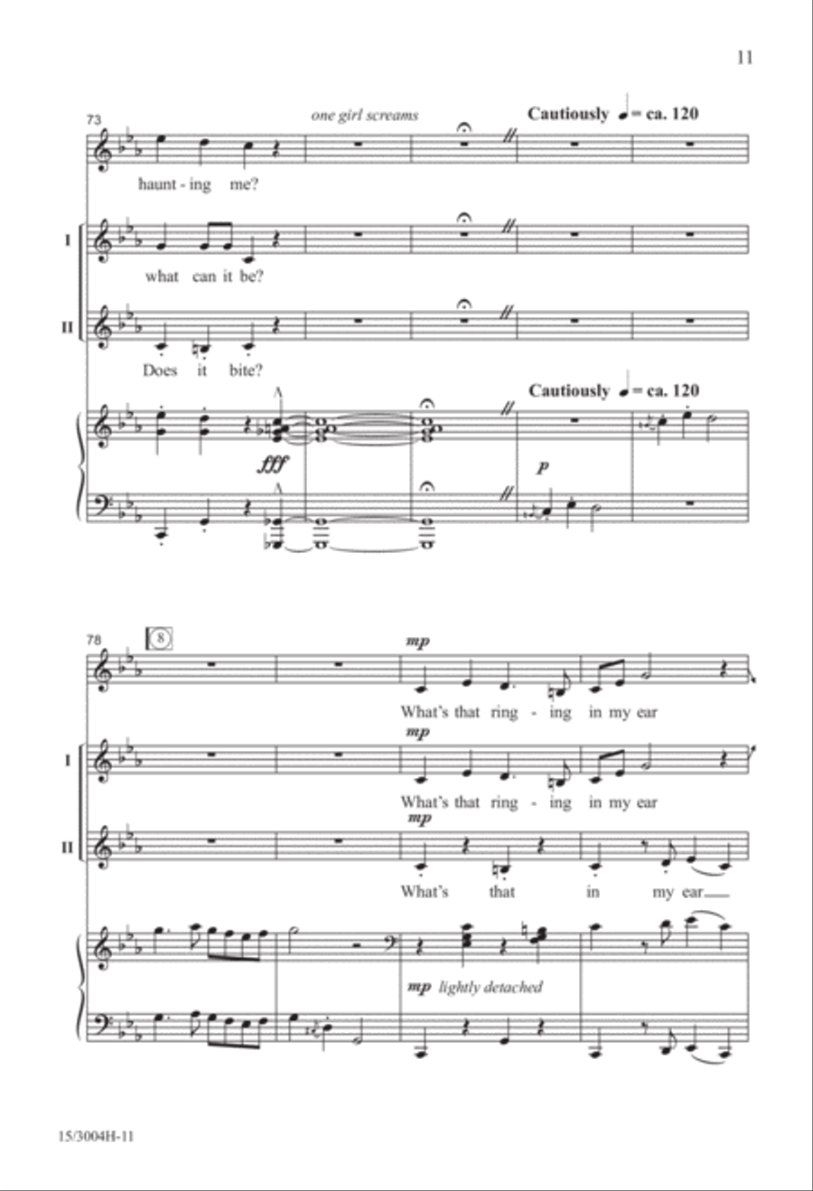 Something in the Dark 2-Part scores gallery preview page 11