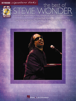Book cover for The Best of Stevie Wonder