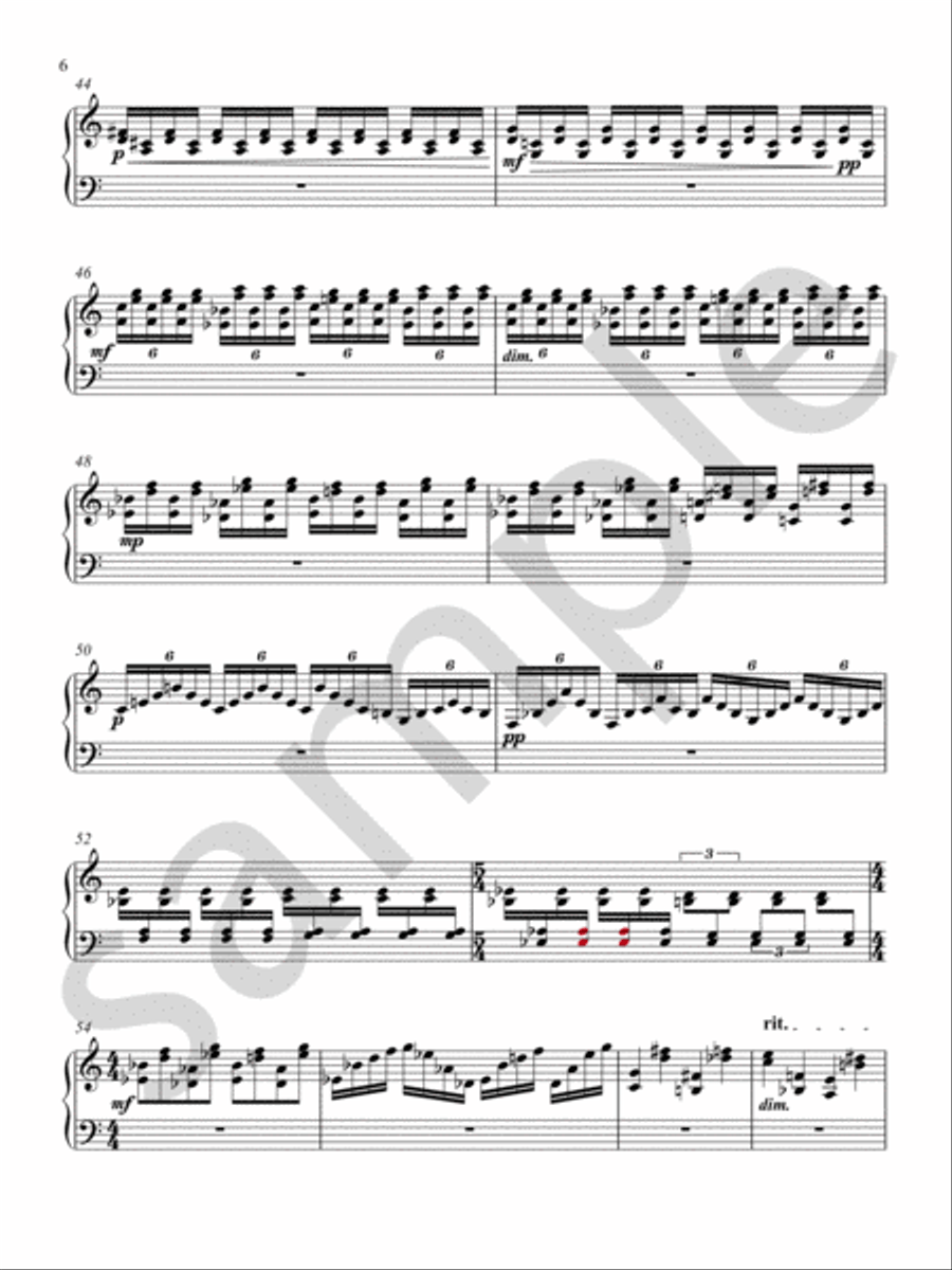 Spirals Marimba scores gallery preview page 7