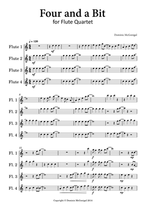 Four And A Bit (Flute Quartet)
