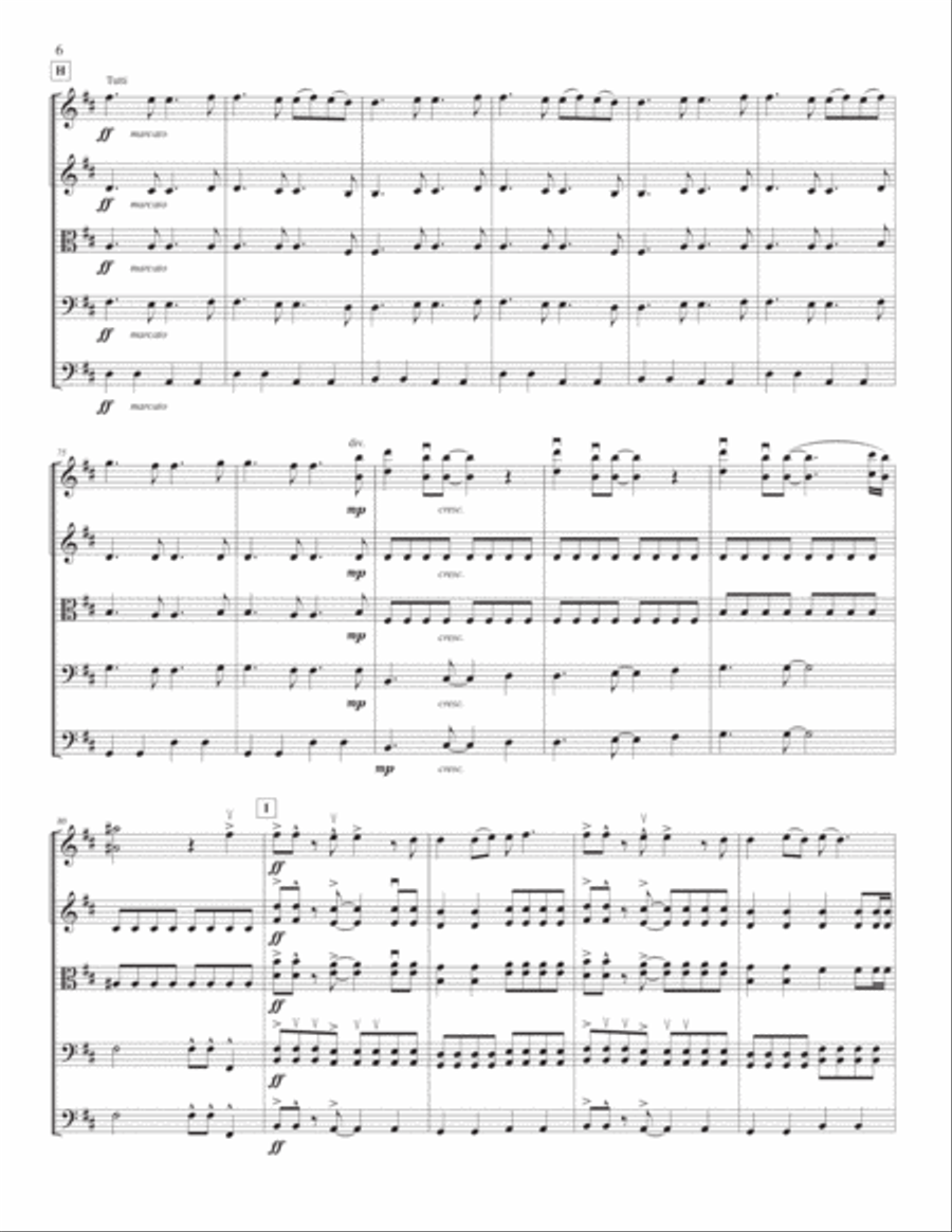 Because The Night Because The Night String Orchestra scores gallery preview page 6